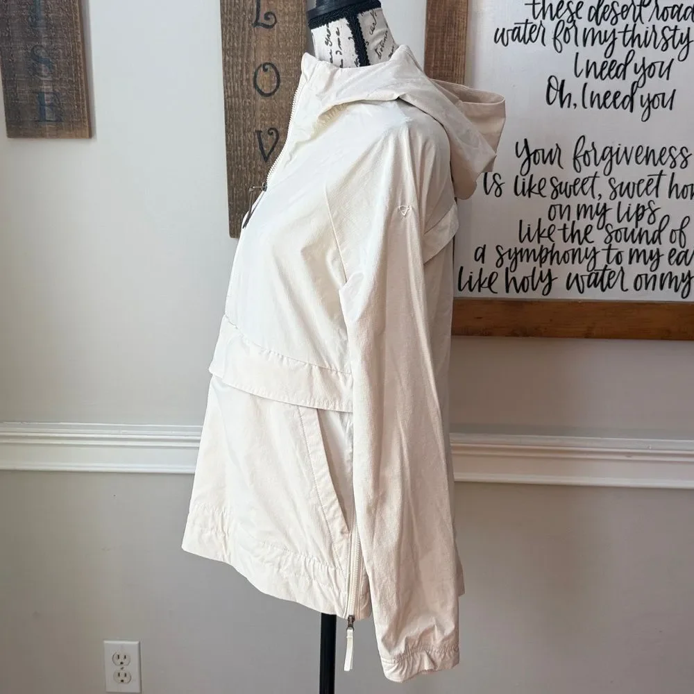 LIV Outdoor Cream Hooded Utility Jacket
